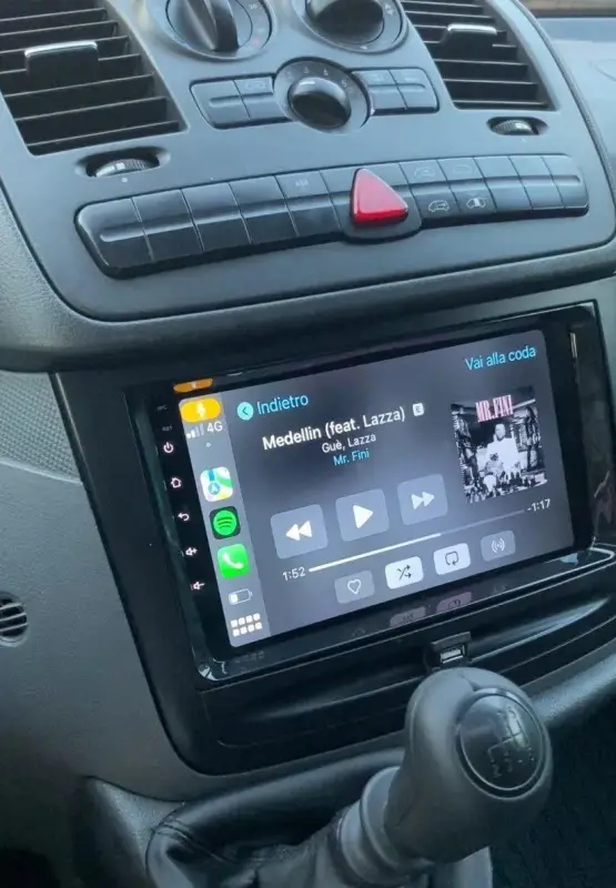 Radio Android do Mercedes-Benz W169 W245 B200 Sprinter W906 Vito W639 CarPlay Android Auto 4G WiFi GPS DSP