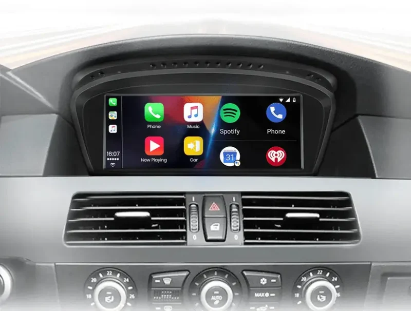 Radio Android do BMW Serii 5 E60 E61 E63 E64 Serii 3 E90 E91 E92 Dedykowany CarPlay Android Auto 4G WiFi GPS DSP Ekran