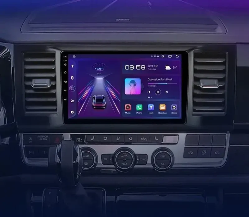 Radio Android do Volkswagen VW Caravelle (2015-2020) CarPlay Android Auto 4G WiFi GPS DSP
