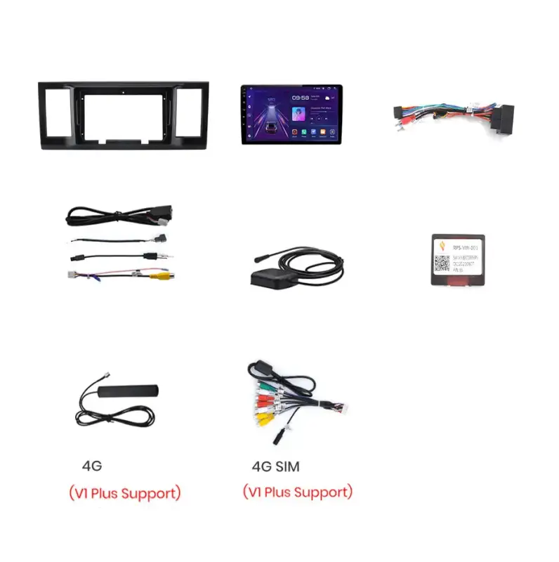 Radio Android do Volkswagen VW Caravelle (2015-2020) CarPlay Android Auto 4G WiFi GPS DSP