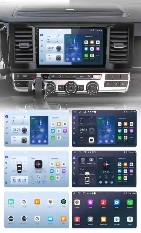 Radio Android do Volkswagen VW Caravelle (2015-2020) CarPlay Android Auto 4G WiFi GPS DSP