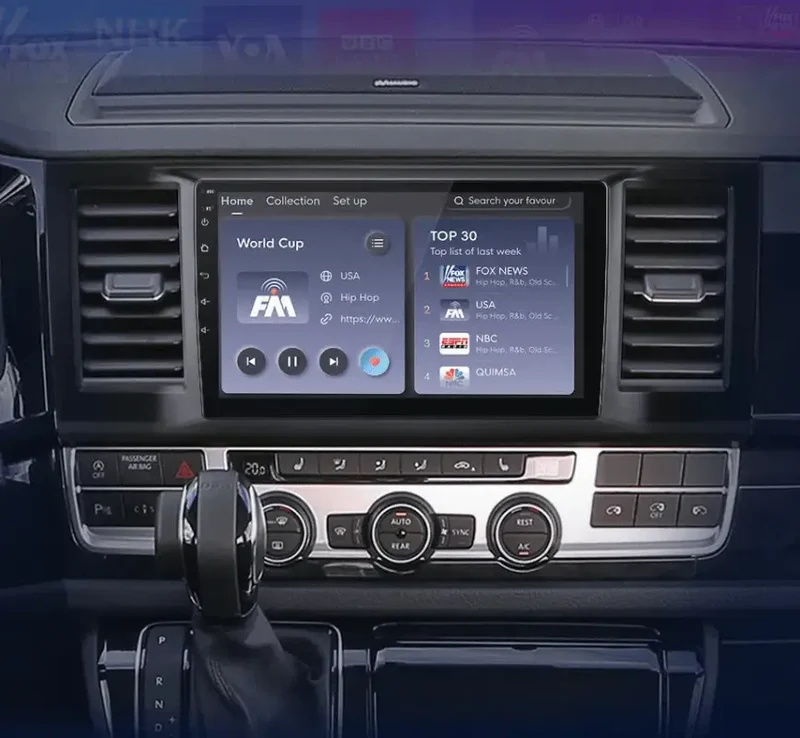 Radio Android do Volkswagen VW Caravelle (2015-2020) CarPlay Android Auto 4G WiFi GPS DSP