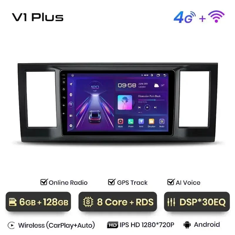 Radio Android do Volkswagen VW Caravelle (2015-2020) CarPlay Android Auto 4G WiFi GPS DSP