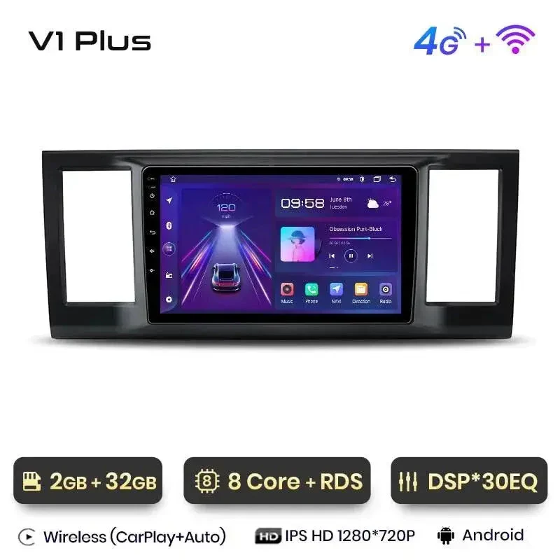 Radio Android do Volkswagen VW Caravelle (2015-2020) CarPlay Android Auto 4G WiFi GPS DSP
