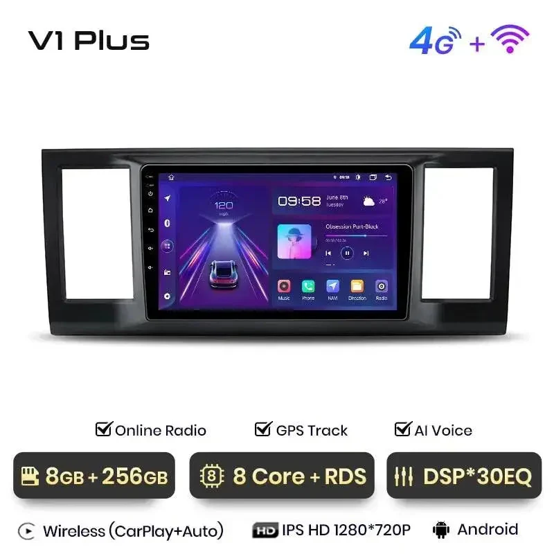 Radio Android do Volkswagen VW Caravelle (2015-2020) CarPlay Android Auto 4G WiFi GPS DSP