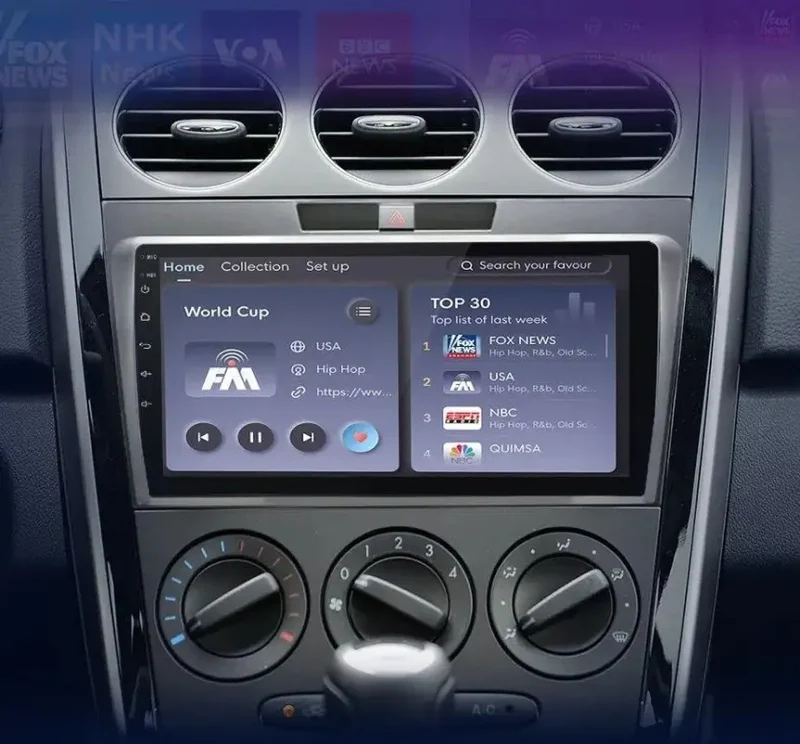 Radio Android do Mazda CX-7 (2008-2015) CarPlay Android Auto 4G WiFi GPS DSP