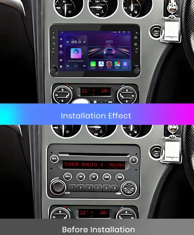 Radio Android do Alfa Romeo 159 Brera Spider Sportwagon CarPlay Android Auto 4G WiFi GPS DSP
