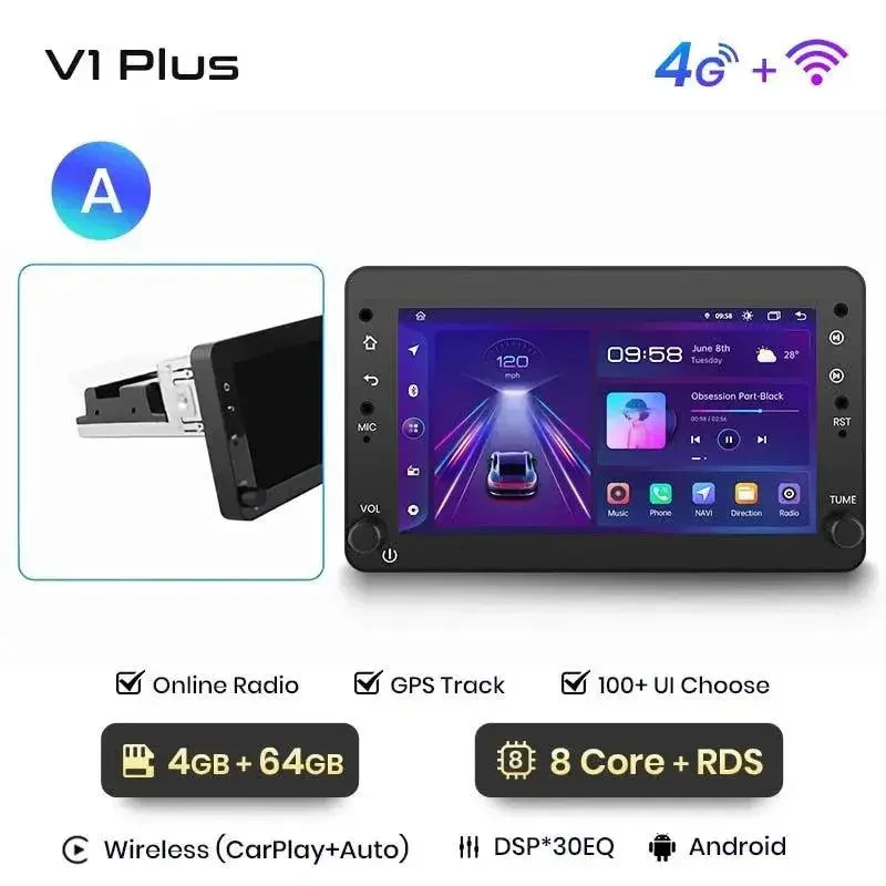 Radio Android do Alfa Romeo 159 Brera Spider Sportwagon CarPlay Android Auto 4G WiFi GPS DSP