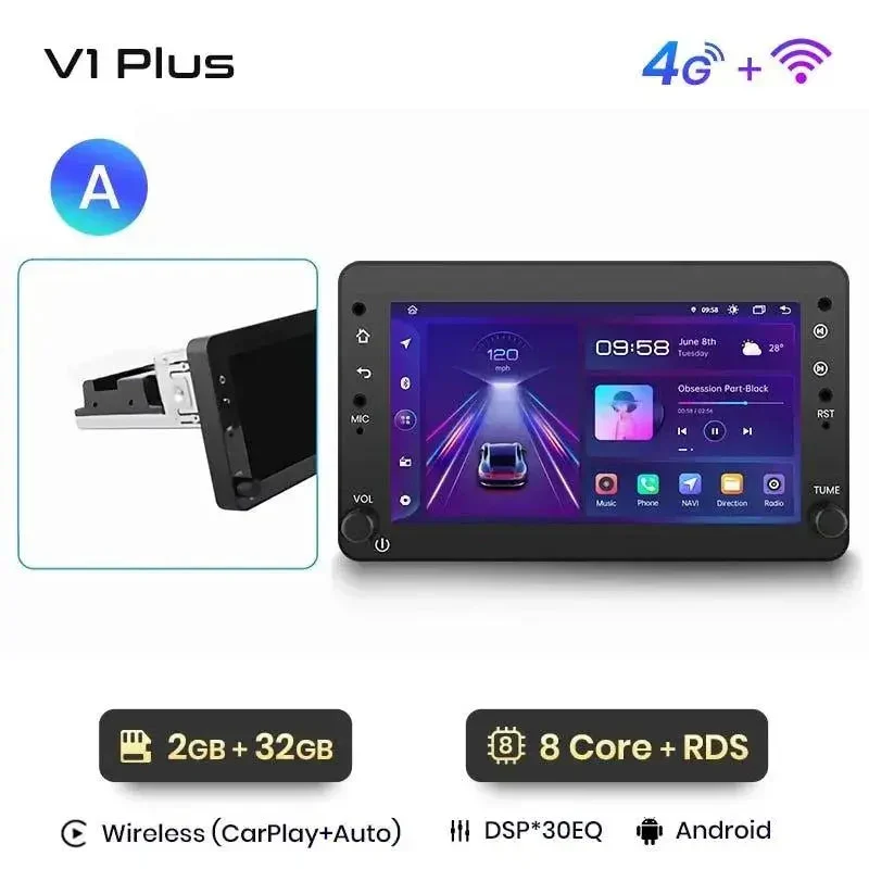 Radio Android do Alfa Romeo 159 Brera Spider Sportwagon CarPlay Android Auto 4G WiFi GPS DSP