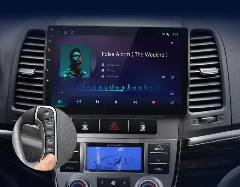Radio Android do Hyundai Santa Fe II (2006-2012) CarPlay Android Auto 4G WiFi GPS DSP