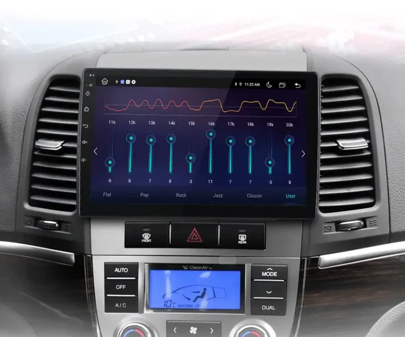 Radio Android do Hyundai Santa Fe II (2006-2012) CarPlay Android Auto 4G WiFi GPS DSP