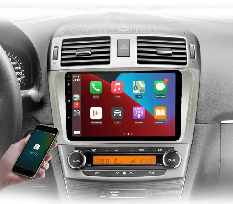 Radio Android do Toyota Avensis T27 (2008-2015) CarPlay Android Auto 4G WiFi GPS DSP