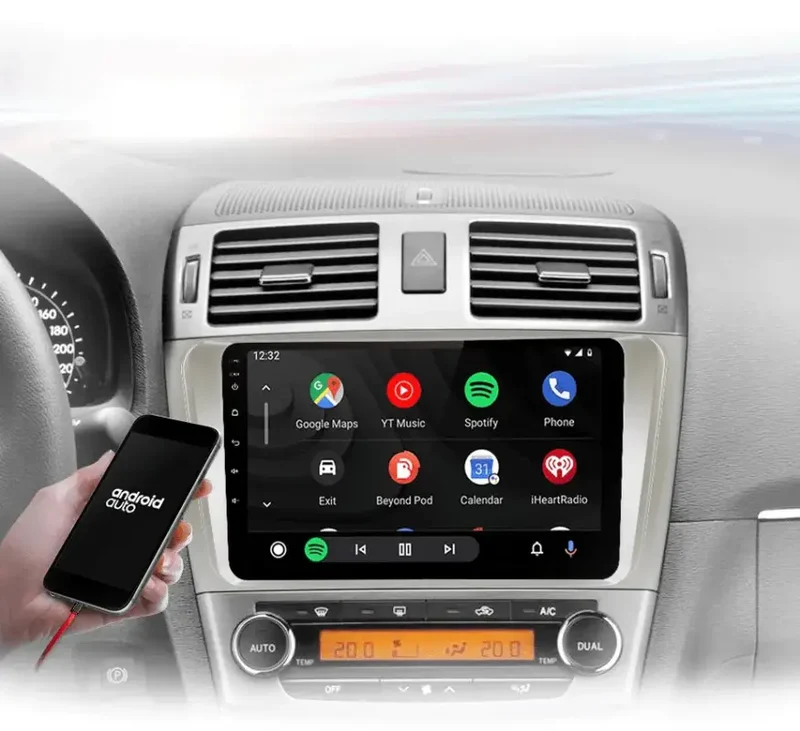 Radio Android do Toyota Avensis T27 (2008-2015) CarPlay Android Auto 4G WiFi GPS DSP
