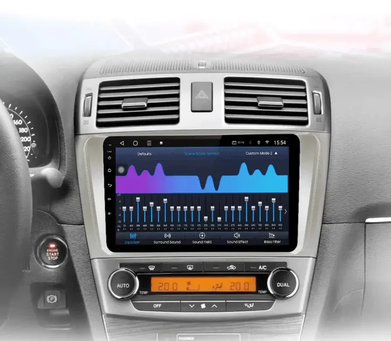 Radio Android do Toyota Avensis T27 (2008-2015) CarPlay Android Auto 4G WiFi GPS DSP