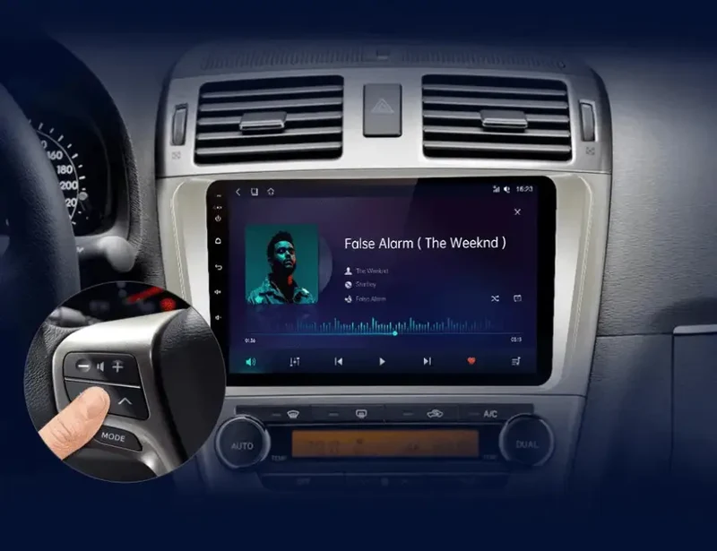 Radio Android do Toyota Avensis T27 (2008-2015) CarPlay Android Auto 4G WiFi GPS DSP