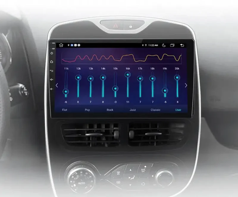 Radio Android do Renault Clio IV (2016-2019) CarPlay Android Auto 4G WiFi GPS DSP