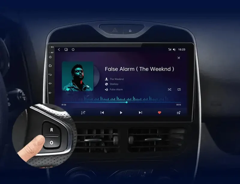 Radio Android do Renault Clio IV (2016-2019) CarPlay Android Auto 4G WiFi GPS DSP
