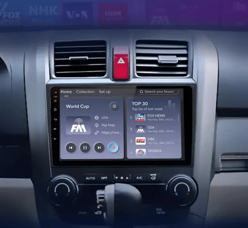 Radio Android do Honda CR-V III (2007-2011) CarPlay Android Auto 4G WiFi GPS DSP