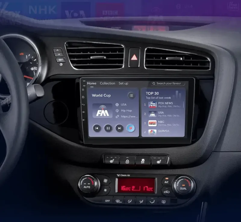Radio Android do KIA Ceed (2012-2018) CarPlay Android Auto 4G WiFi GPS DSP