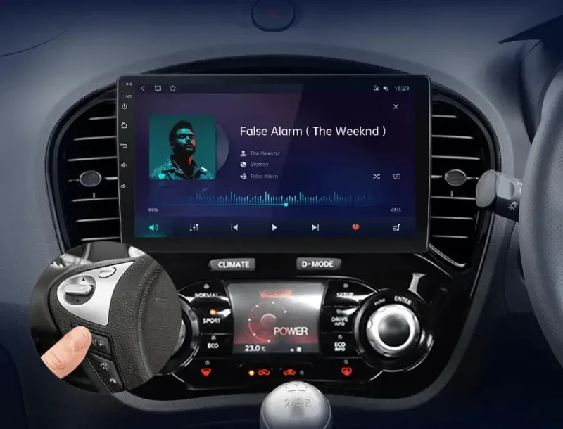 Radio Android do Nissan Juke (2010-2014) CarPlay Android Auto 4G WiFi GPS DSP