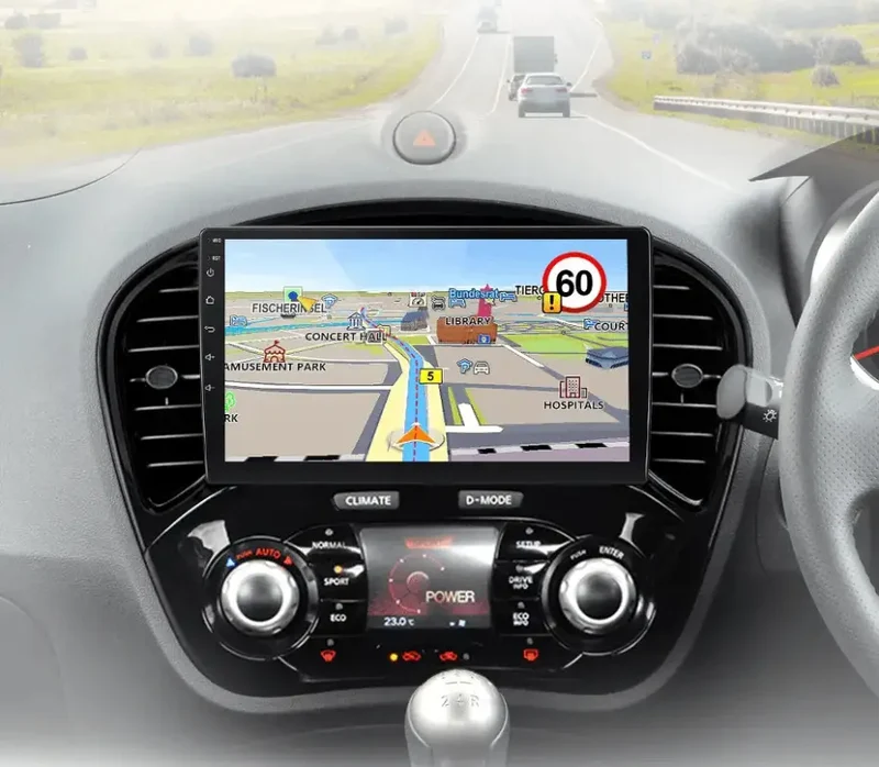 Radio Android do Nissan Juke (2010-2014) CarPlay Android Auto 4G WiFi GPS DSP