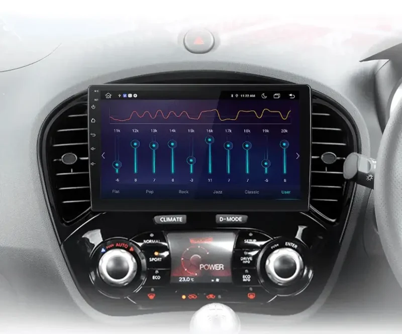 Radio Android do Nissan Juke (2010-2014) CarPlay Android Auto 4G WiFi GPS DSP