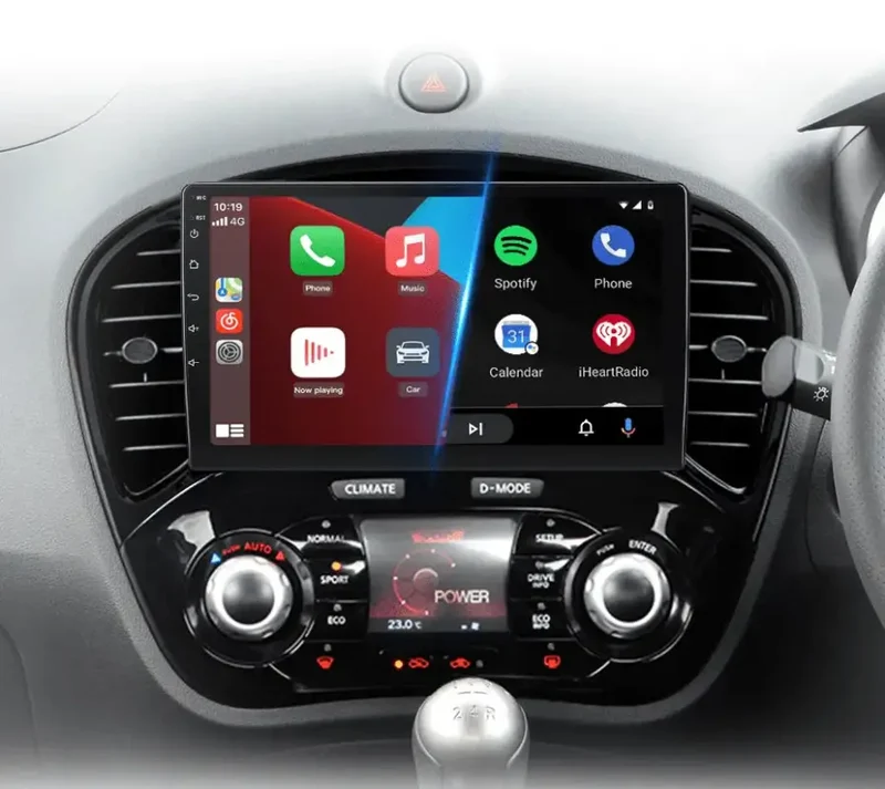 Radio Android do Nissan Juke (2010-2014) CarPlay Android Auto 4G WiFi GPS DSP