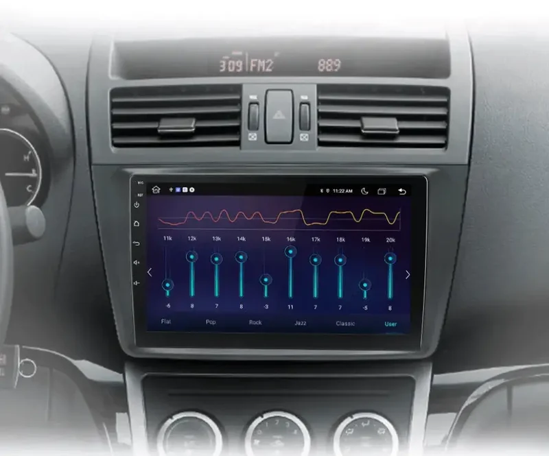 Radio Android do Mazda 6 GH (2007-2012) CarPlay Android Auto 4G WiFi GPS DSP