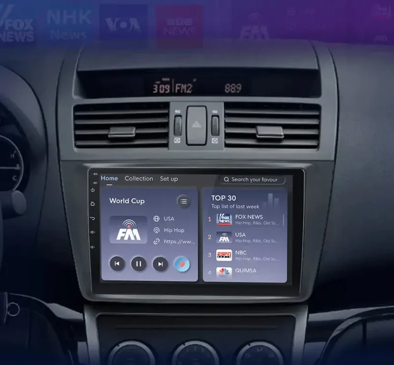 Radio Android do Mazda 6 GH (2007-2012) CarPlay Android Auto 4G WiFi GPS DSP