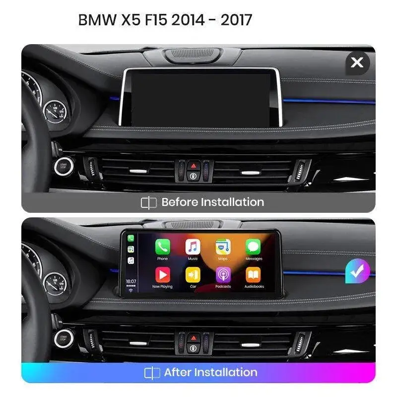 Radio Android do BMW X5 F15 X6 F16 Dedykowany (2014-2017) CarPlay Android Auto 4G WiFi GPS DSP Ekran
