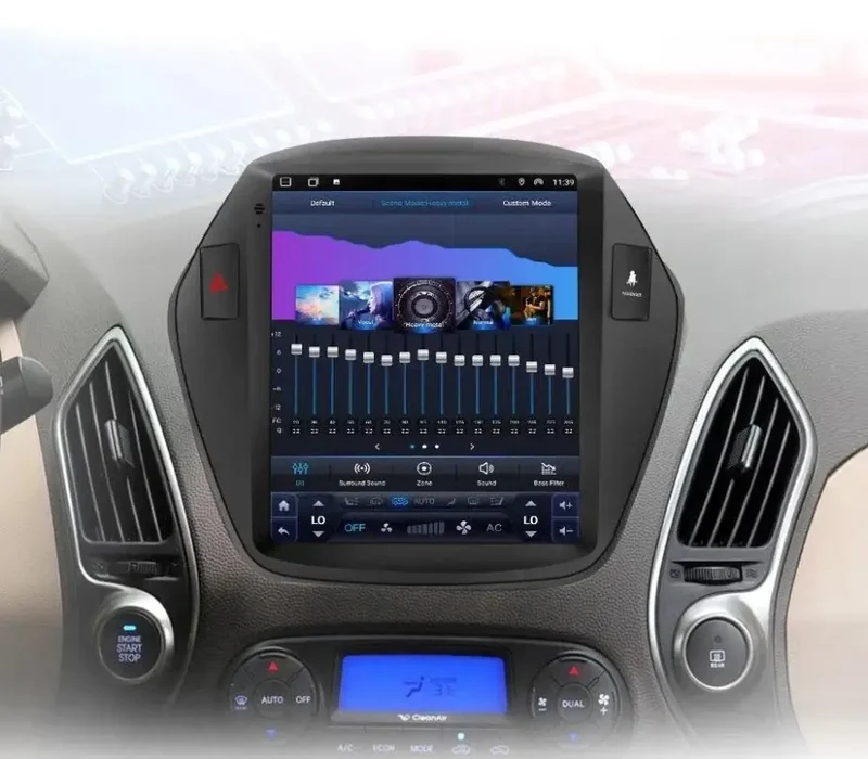 Radio Android do Hyundai Tucson II ix35 Multimedialne (2010-2015) CarPlay Android Auto 4G WiFi GPS DSP