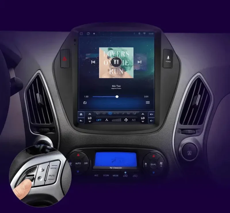 Radio Android do Hyundai Tucson II ix35 Multimedialne (2010-2015) CarPlay Android Auto 4G WiFi GPS DSP