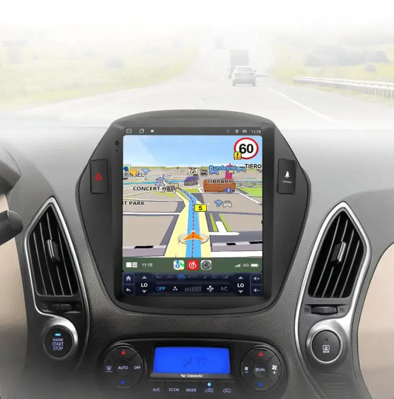 Radio Android do Hyundai Tucson II ix35 Multimedialne (2010-2015) CarPlay Android Auto 4G WiFi GPS DSP