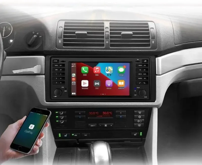 Radio Android do BMW Serii 5 E39 X5 E53 Multimedialne (1996-2006) CarPlay Android Auto 4G WiFi GPS DSP