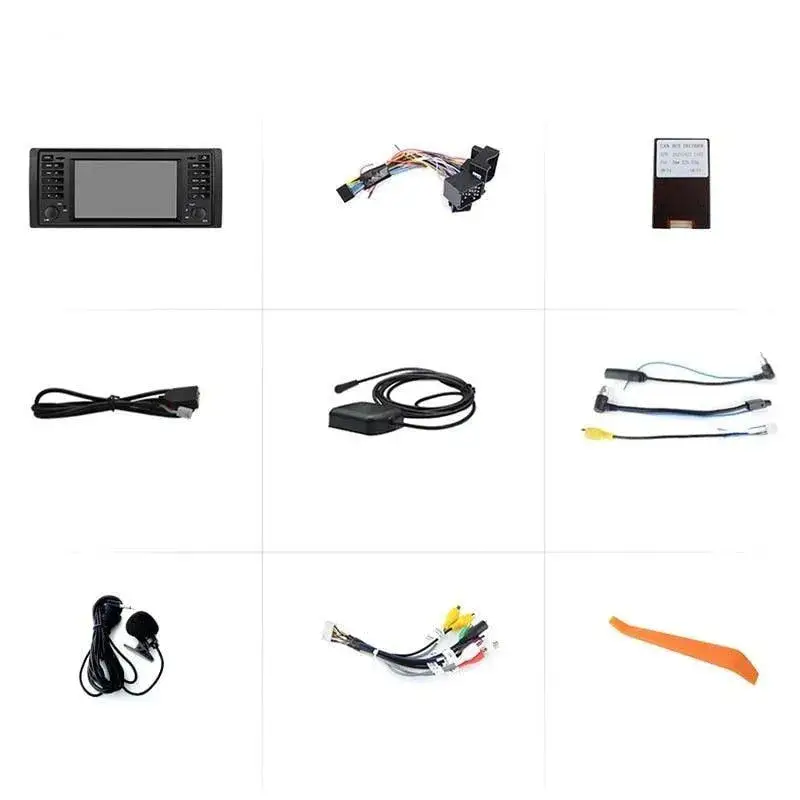Radio Android do BMW Serii 5 E39 X5 E53 Multimedialne (1996-2006) CarPlay Android Auto 4G WiFi GPS DSP