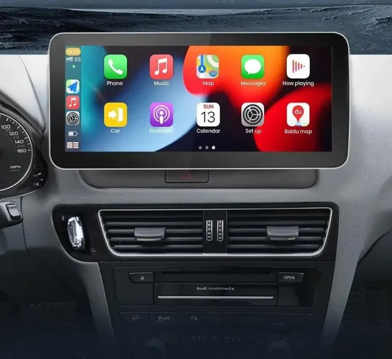 Radio Android do Audi Q5 Dedykowany Multimedialny (2009-2016) CarPlay Android Auto 4G WiFi GPS DSP Ekran