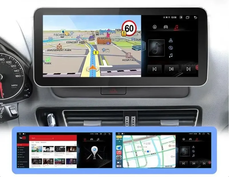 Radio Android do Audi Q5 Dedykowany Multimedialny (2009-2016) CarPlay Android Auto 4G WiFi GPS DSP Ekran