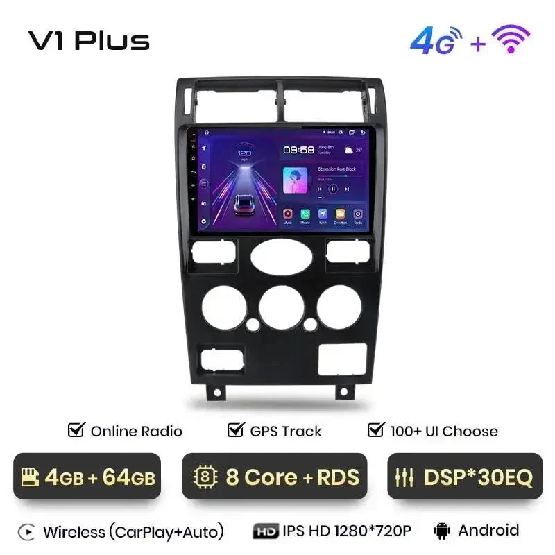 Radio Android do Ford Mondeo III (MK3) (2000-2007) CarPlay Android Auto 4G WiFi GPS DSP