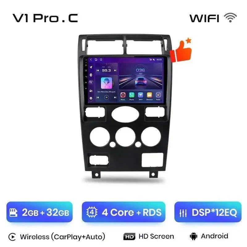 Radio Android do Ford Mondeo III (MK3) (2000-2007) CarPlay Android Auto 4G WiFi GPS DSP
