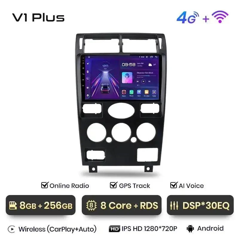 Radio Android do Ford Mondeo III (MK3) (2000-2007) CarPlay Android Auto 4G WiFi GPS DSP