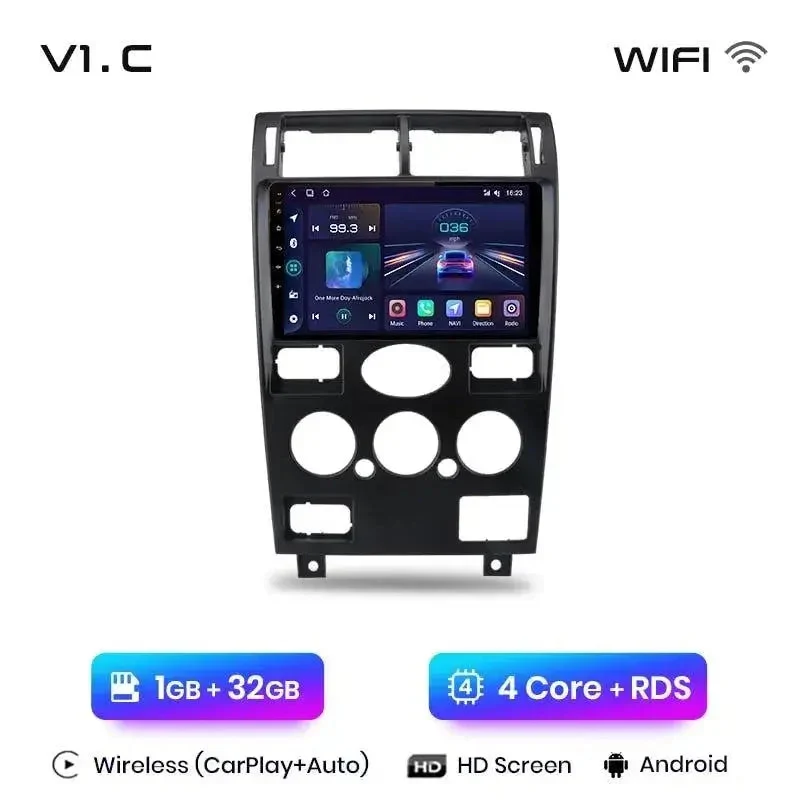 Radio Android do Ford Mondeo III (MK3) (2000-2007) CarPlay Android Auto 4G WiFi GPS DSP