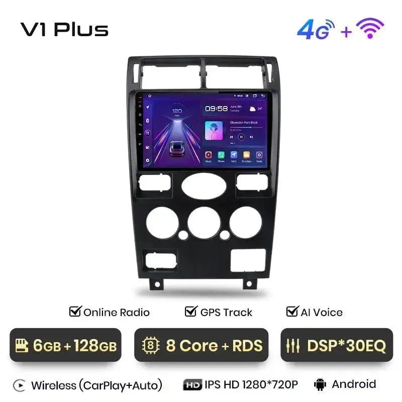 Radio Android do Ford Mondeo III (MK3) (2000-2007) CarPlay Android Auto 4G WiFi GPS DSP