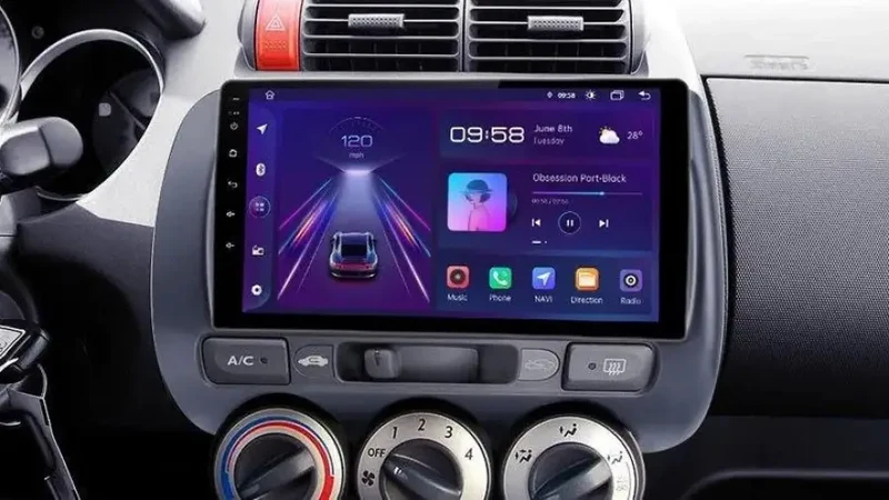 Radio Android do Honda Fit Jazz City (2002-2007) CarPlay Android Auto 4G WiFi GPS DSP