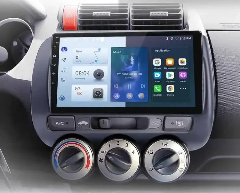 Radio Android do Honda Fit Jazz City (2002-2007) CarPlay Android Auto 4G WiFi GPS DSP