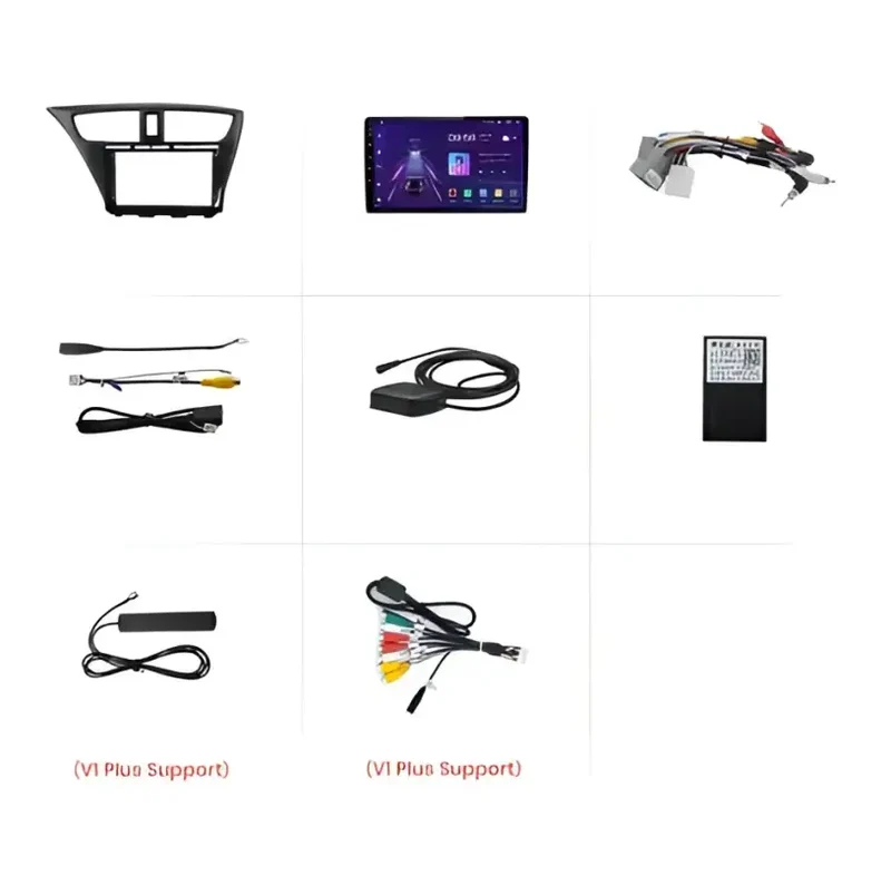 Radio Android do Honda Civic IX (2012-2017) CarPlay Android Auto 4G WiFi GPS DSP