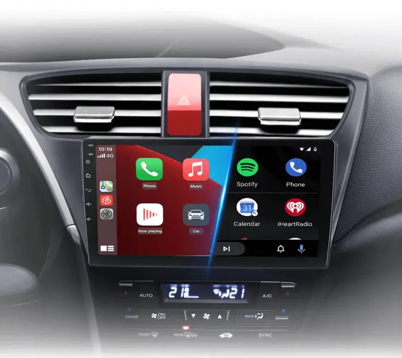 Radio Android do Honda Civic IX (2012-2017) CarPlay Android Auto 4G WiFi GPS DSP