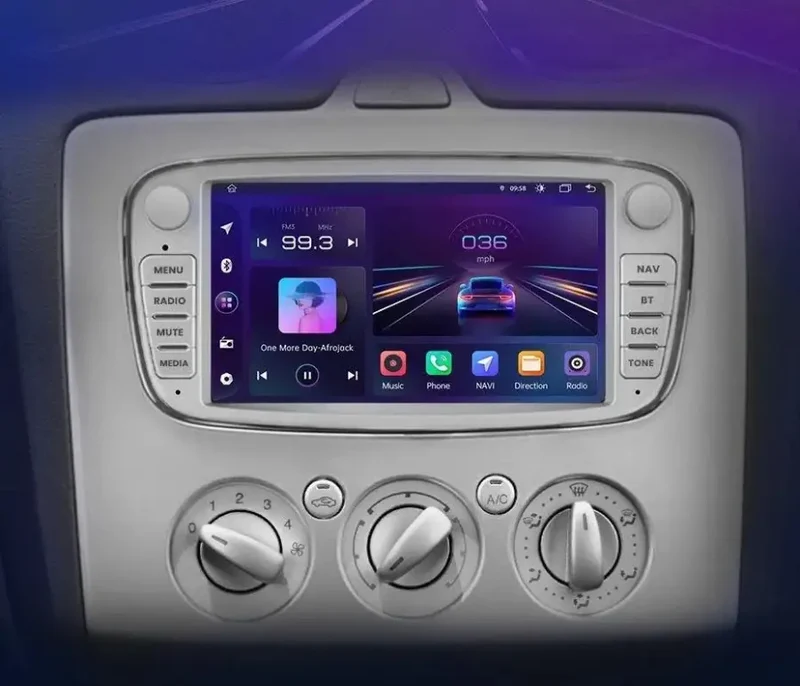 Radio Android do Ford Focus S-Max Mondeo Galaxy C-Max Kuga Multimedialne CarPlay Android Auto 4G WiFi GPS DSP