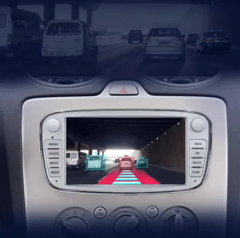 Radio Android do Ford Focus S-Max Mondeo Galaxy C-Max Kuga Multimedialne CarPlay Android Auto 4G WiFi GPS DSP
