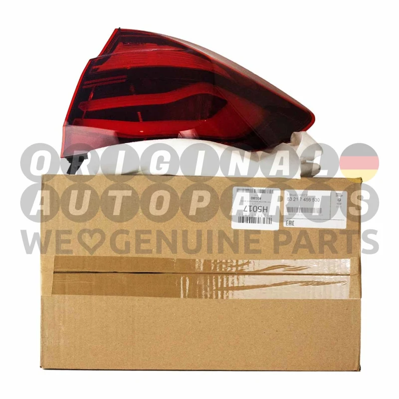 Genuine BMW LED Shadow Line Blackline Rear Tail Light outer right 3' F31 63217456530