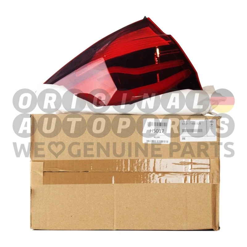 Genuine BMW LED Shadow Line Blackline Rear Tail Light outer left 3' F31 63217456529
